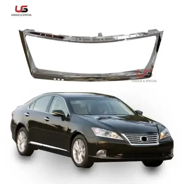 Grille Moulding Chrome Trims ABS Compatible With 2007-2012 Lexus ES240 OEM 53111-33350