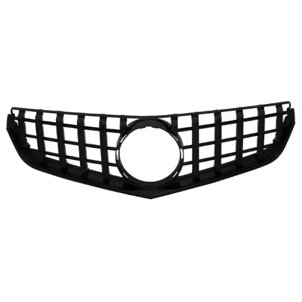 Front Bumper Grill W207 Grill Gtr Silver CC-1731 Compatible With Mercedes Benz E Class W207 2009-2013 Coupe Convertible Cabrolette