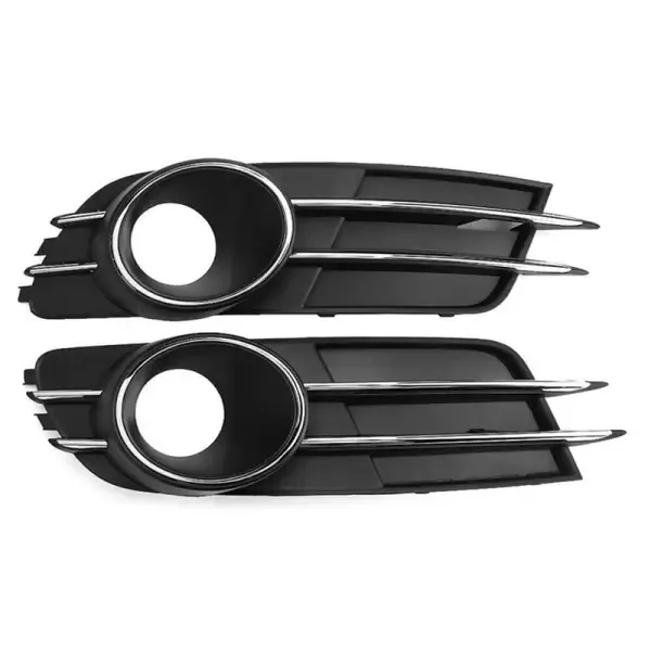 Fog Lamp Grill Cover Frame High CC-3286 Compatible With Audi A6 2011-2015
