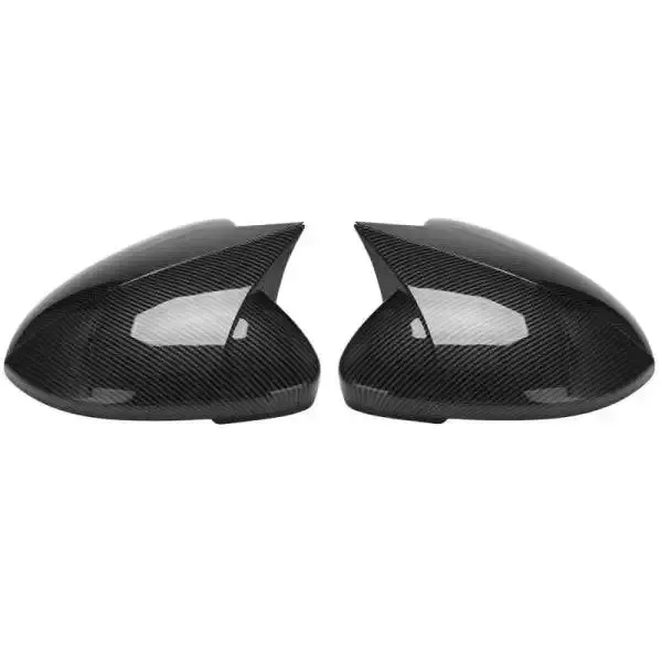 Side Mirror Cover Aerodynamic Carbon Fiber Look Octavia Mirror Cover 18 Carbon Fiber Aerodynamic CC-2006 Compatible With Skoda Octavia Mk4 5e 2018-2021 Volkswagen T Roc 2017-2019