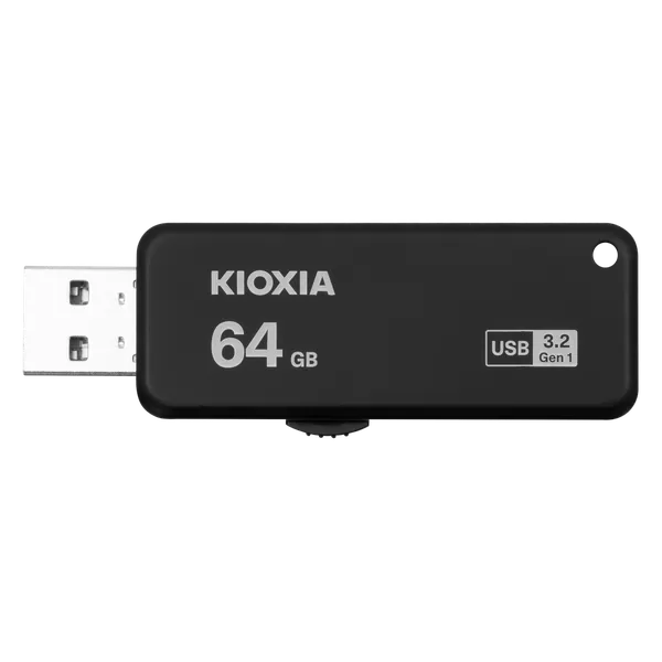 Kioxia, 64gb, 3.2, Gen 1,Slider USB, Works With Windows & Mac