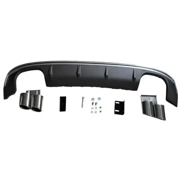 S-Line S3 Style Rear Diffuser Body Compatible With AUDI A3 Sedan 2013-2016