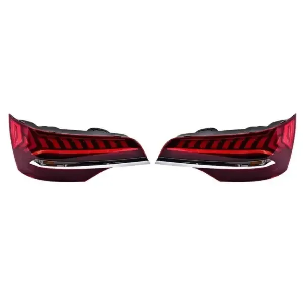 Upgraded Tail Light Lamp Xenon Taillight Retrofit Upgrade Modified Led Drl Hid Red CC-5303 Compatible With Audi Q7 2010-2015