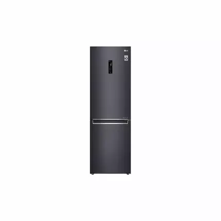 LG Refrigerator 374L Bottom Freezer with Inverter Linear Compressor Matte Black GCB459NQDZ