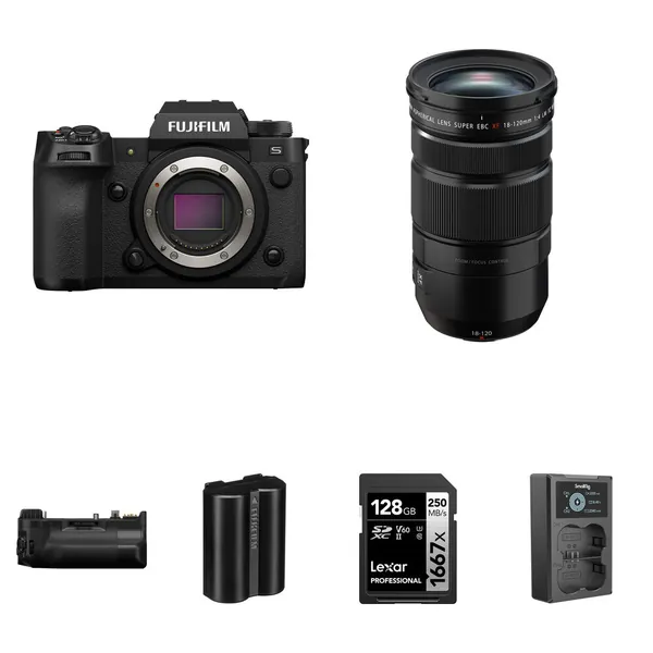 FUJIFILM X-H2S Mirrorless Camera with 18-120mm f/4 Lens and Performance Kit