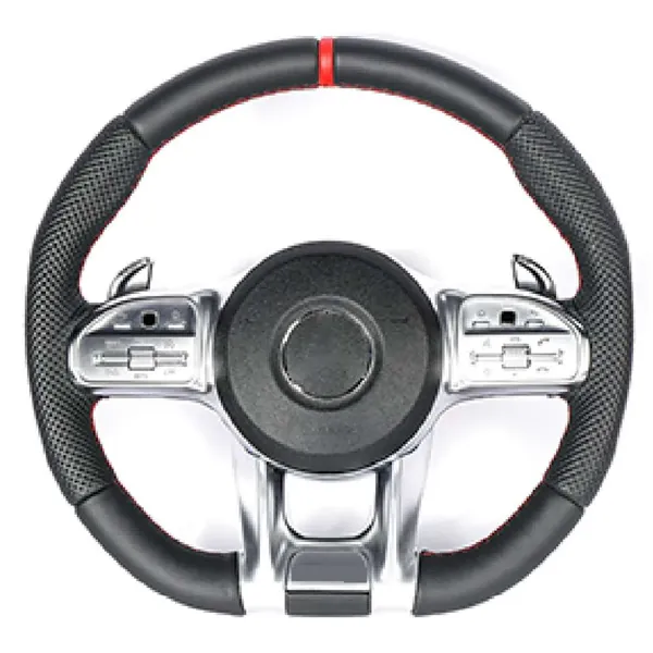 Upgraded Custom Amg Brabus Maybach Full Steering Wheel Style 2bcb2sa CC-8120 Compatible With Mercedes A B C E S G V M Class Ml Gl Gla Glb Glc Gle Gls Slk G55 G63 G Wagon Eqs