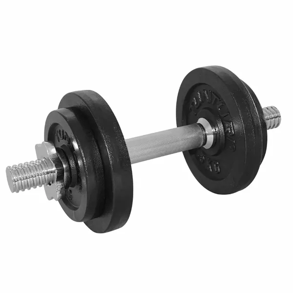Tunturi 10kg Dumbbell Set - 1 Bar