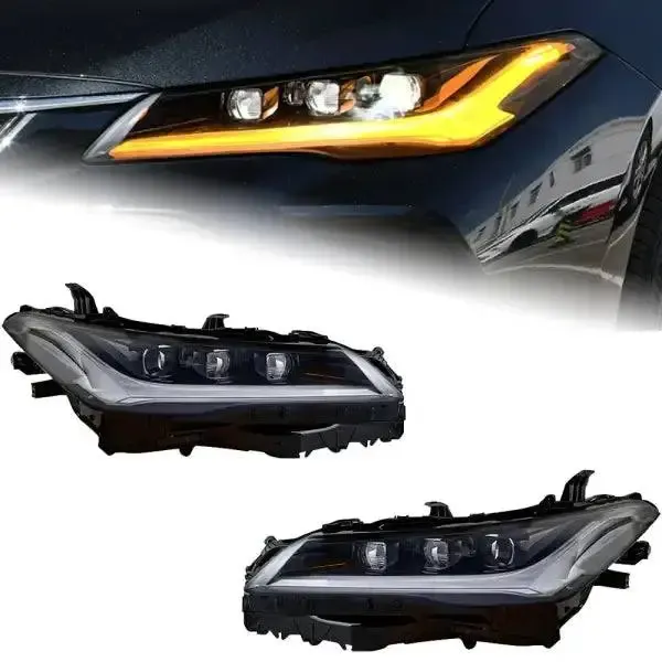 LED Headlight Projector Lens Headlights DRL Head Lamp Dynamic Signal Compatible With Toyota Avalon 2018-2022