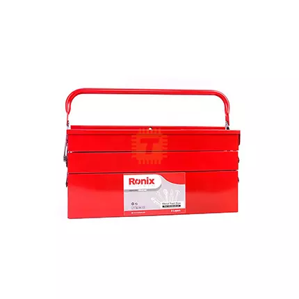 Ronix Metal Tool Box 43cm, 42x20x20cm, 3 Layers (RH-9103)