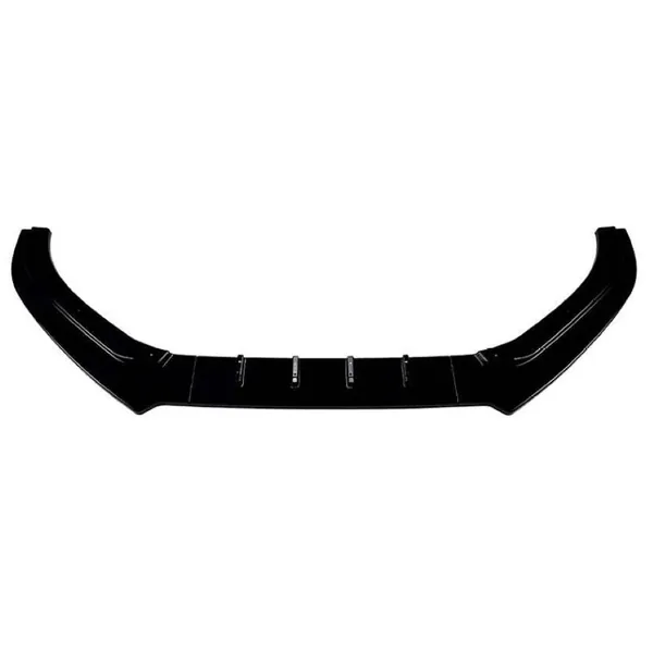 Front Bumper Lip Splitter Skirts Zst-1110 Gb Glossy Black CC-9258 Compatible With Vw Volkswagen Polo Jetta 2015-2024