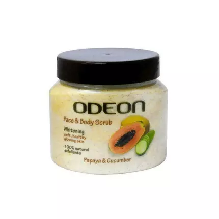 Odeon Face & Body Scrub Rejuvenating, Natural Detox, Whitening, Extra Nourishment, Refreshing, Natural Nourishment, Blemish Free 500ml