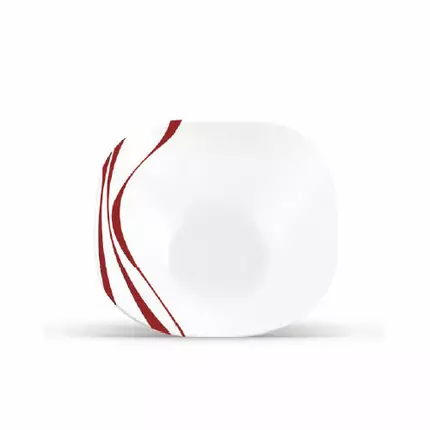 La Opala Bowl Multipurpose Bowl Flowered Midnight Red 145mm 0425