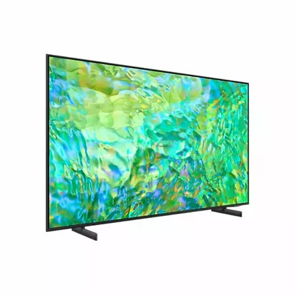 Samsung 85" Crystal UHD 4K Smart TV Series CU8000 with Air Slim Design, OTS Lite, Smart Hub, Q-Symphony, Motion Xcelerator, SolarCell Remote 85CU8000