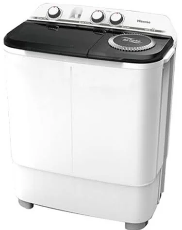 Hisense Washing Machine 7kg Manual, Twin Tub, Top Load, Lint Filter, Spin Dry Shower, Low Noise, White WSXL701