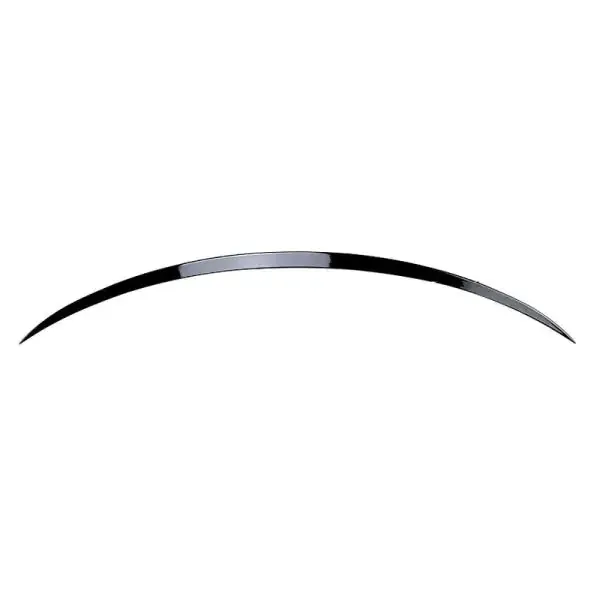 Rear Trunk Mid Wing Lip Splitter Skirts Flag Spoiler Amg C43 C63 Style Zst-060 Gb Glossy Black CC-4273 Compatible With Mercedes C Class W206 2022+