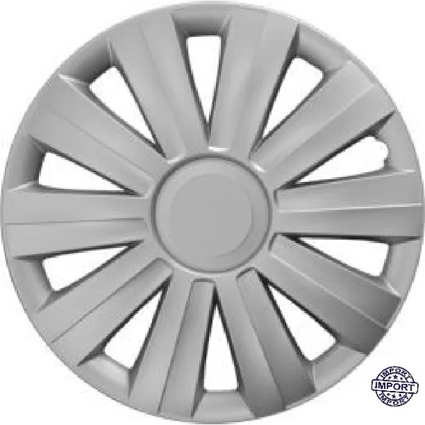 Silver Wheel Caps 14″ Plastic 4pcs