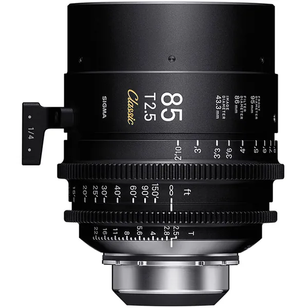 Sigma 85mm T2.5 FF Classic Cine Prime with /i Technology (PL Mount, Feet)