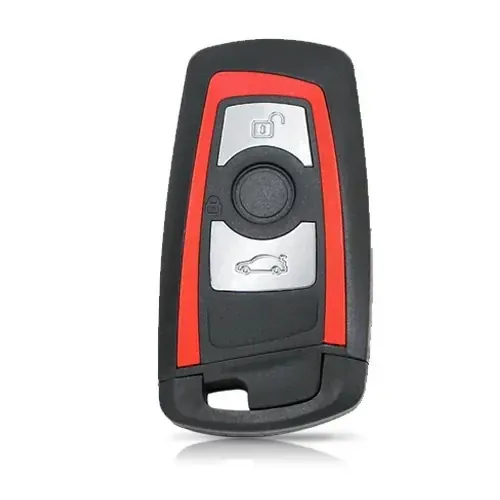 Upgrade Key Cover Case To New Style Car Key Cover Shell With Blade 3 Button Red Bm-ks-29 CC-9431 Compatible With Bmw 1 2 3 4 5 6 7 X1 X3 X4 X5 X6 X7 Z4 Series