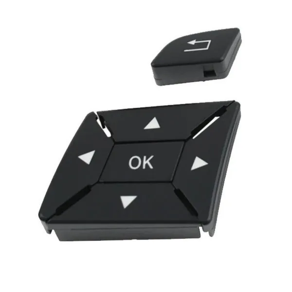 Steering Wheel Menu Control Switch Knob Button Cover 16690528009107 Black Left A CC-7852 Compatible With Mercedes Ml Class 11-15 W166 Gl Class 2013-2015 W166 G Class G Wagon 2013-2018 W463