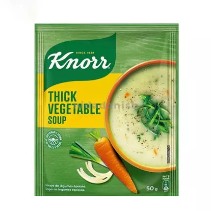 Knorr Packet Soup 50gm Thick Vegetable Pack of 10