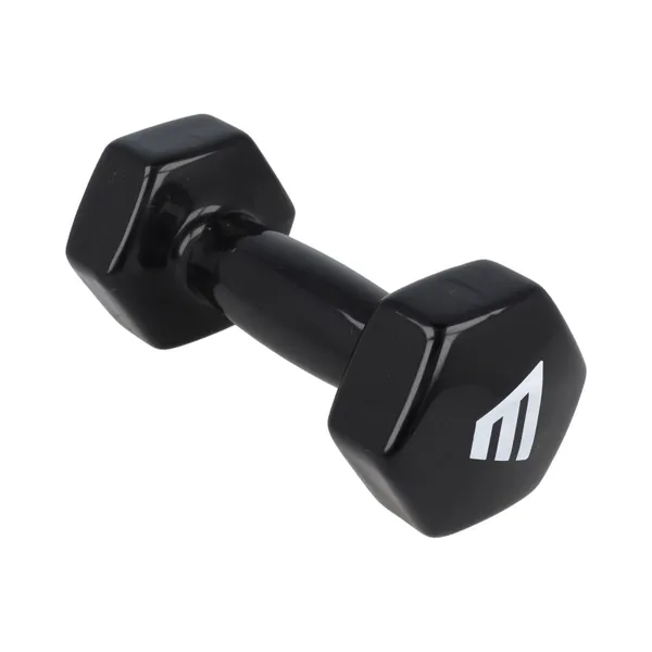 Medalist Vinyl Dipped Dumbbell - 3Kg - Black