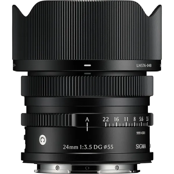 Sigma 24mm f/3.5 DG Contemporary Lens (L-Mount, Black)