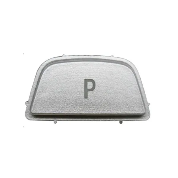 Gear Shift Lever Auto Parking Switch Letter P Button Cover Model B Silver CC-8622 Compatible With Bmw 1 2 3 4 5 6 7 Series F20 F30 F34 F10 F07 F06 F12 F01 F02 X3 X4 F25 F26 X5 X6 F15 F16