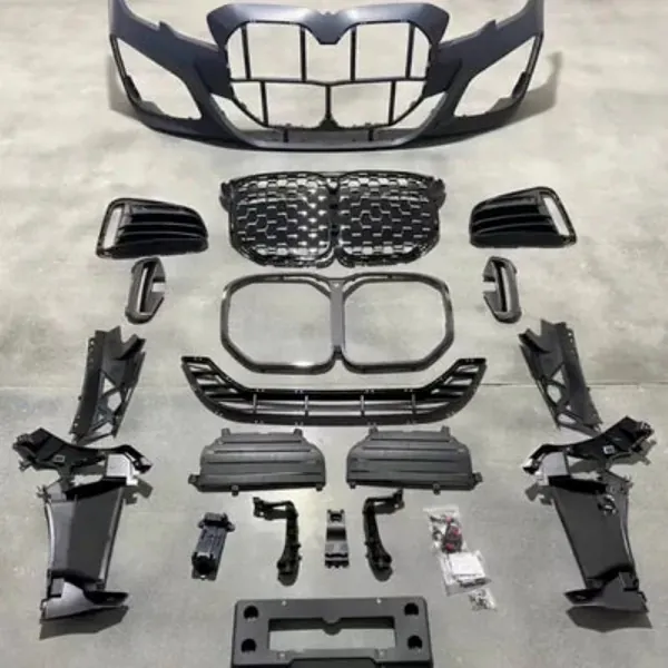 Upgrade Convert To M3 M4 G80 M Sports Bodykit Bumper Grill CC-5983 Compatible With Bmw 3 Series G20 G28 2019-2023