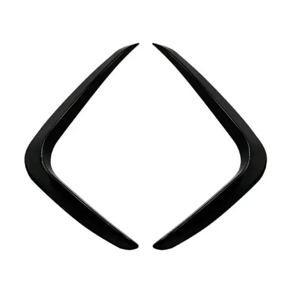 M Tech M Sports M Performance Front Bumper Lip Splitter Skirts Flag Spoiler Zst-415 Gb Glossy Black CC-4048 Compatible With Bmw X3 G01 X4 G02 2019-2021