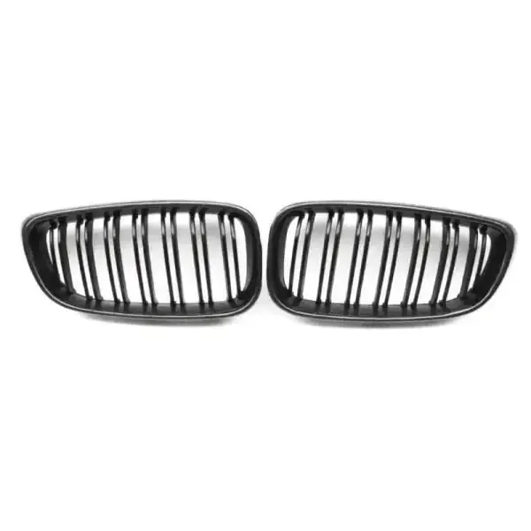 Front Bumper Grill Glossy Black CC-1548 Compatible With Bmw 3 Series Gt F34 2012-2018