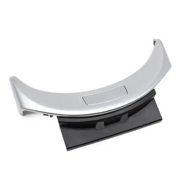 Armrest Switch Cover Glossy Silver A2056803407 210MM CC-910 Compatible With Mercedes C Class W205 2014-2022 Glc W253 2015-2022