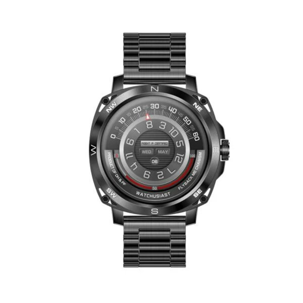 Titan Fastrack Radiant FX3 Smart Watch, 1.43 inches Amoled Display, Metal Black