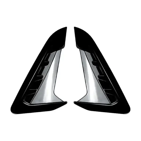 M Tech M Sports M Performance Side Fender Air Outer Cover Lip Splitter Skirts Flag Spoiler Zst-559 Gb Glossy Black CC-4054 Compatible With Bmw X3 G01 X4 G02 2018-2024