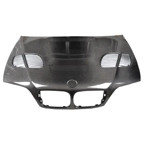 Front Bonnet Hood Real Carbon Fiber CC-8550 Compatible With Bmw 3 Series E46 1999-2005