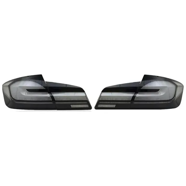 Upgraded Tail Light Lamp Xenon Taillight Retrofit Upgrade Modified Led Drl Hid Laser G30 Style SMOKE CC-9722 Compatible With Bmw 5 Series F10 2010-2017