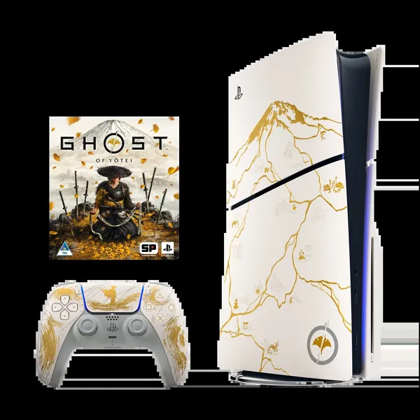 PlayStation 5 Slim Console Disk Ghost Of Yotei Limited Edition Bundle