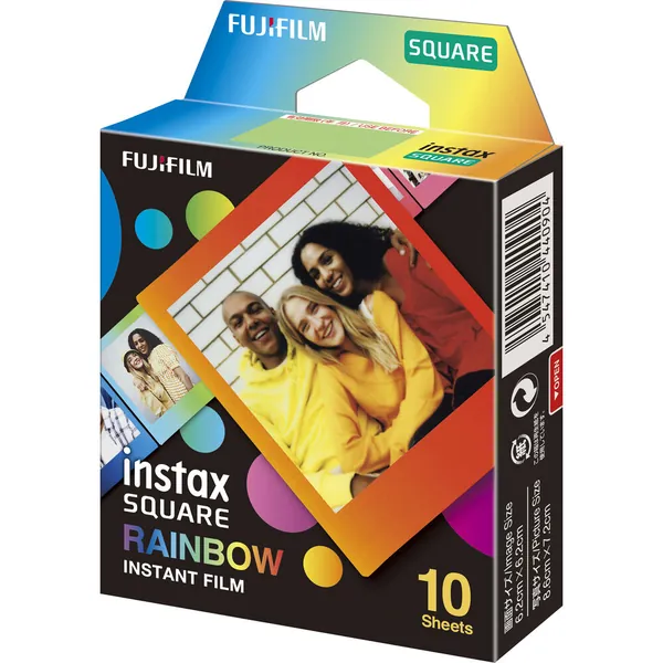 FUJIFILM INSTAX SQUARE Rainbow Instant Film (10 Exposures)