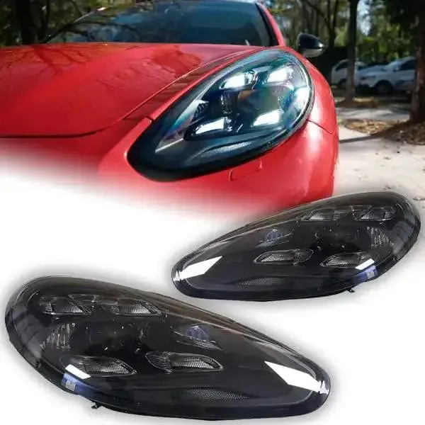 LED Headlight Projector Lens DRL Head lamp light Compatible With Porsche Panamera 970 2010-2016 971