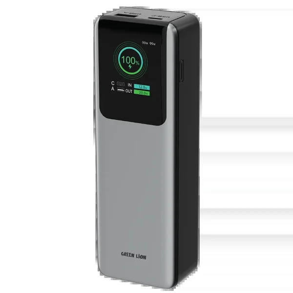 Green Lion Voltura 20000mAh Power Bank PD100W -Grey