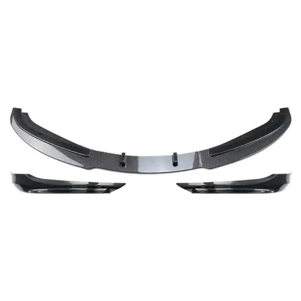 Front Bumper Side Lip Spoiler Skirts Splitter Zst-407 Cf Carbon Fiber Look Zst-402+zst-407 Cf Carbon Fiber Look CC-3973 Compatible With Bmw 3 Series E90 Lci 2008-2012