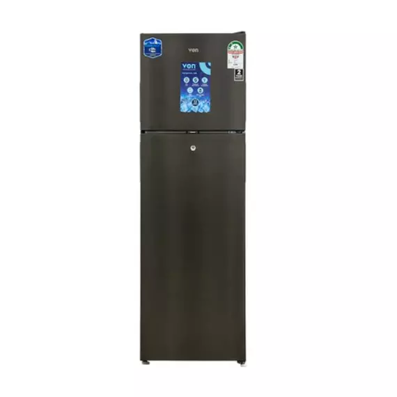 Von Double Door Fridge, 168L Silver VART-25DMS