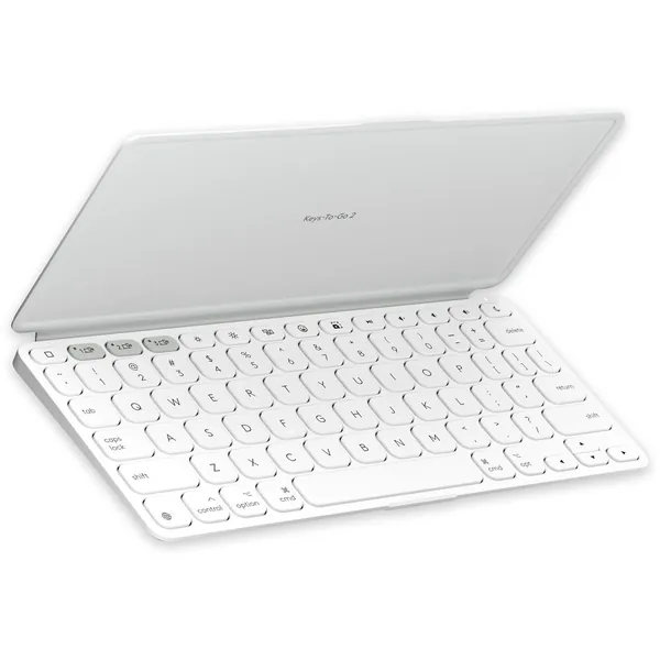 Logitech KEYS-TO-GO 2 Wireless Keyboard with Cover (Pale Gray)