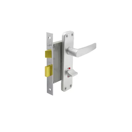 Yale Bathroom Lockset Robin Lever Aluminum