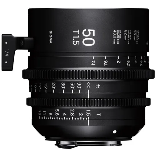 Sigma 50mm T1.5 Fully Luminous FF High-Speed Prime (EF Mount, Feet)