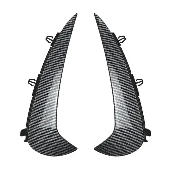 Rear Bumper Lip Splitter Skirts Flag Spoiler Zst-466 Cf Carbon Fiber Look CC-4425 Compatible With Mercedes Glc W254 X254 2023+ Amg