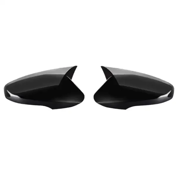 Side Mirror Cover Aerodynamic Glossy Black Elantra Mirror Cover 12 Glossy Black A CC-1993 Compatible With Hyundai Elantra 2012 2016