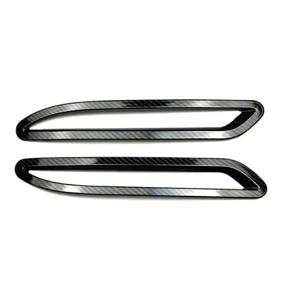 Rear Bumper Light Stickers Decal Trim Cover Accessories Zst-115 Carbon Fiber Look CC-3727 Compatible With Mercedes Benz A Class W177 2018+