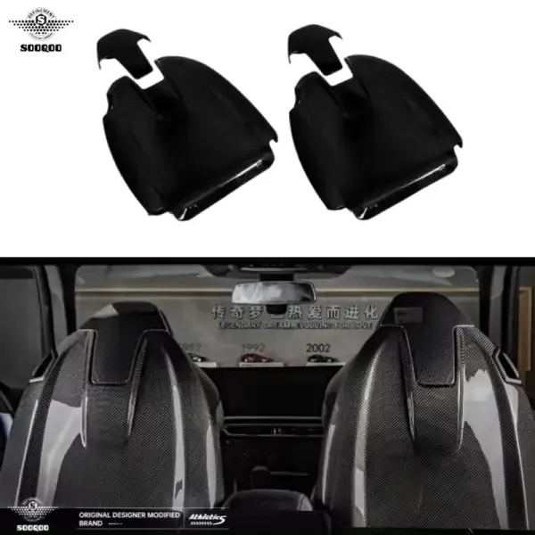 Dry Carbon Fiber Seat Back Covers Carbon Fiber Seat Backrest Compatible With BMW M2 G87 M3 G80 G81 M4 G82 G83 2020+