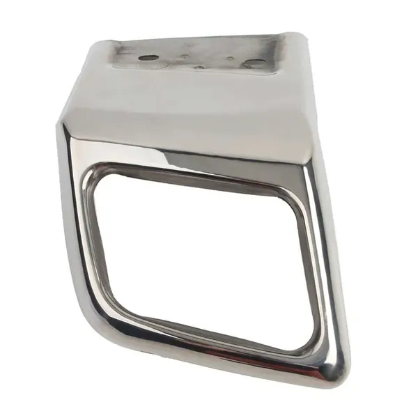 Rear Bumper Exhaust Pipe Tip Tube Trim Steel Cover Lr027872 Right CC-8465 Compatible With Range Land Rover Evoque 2010-2018