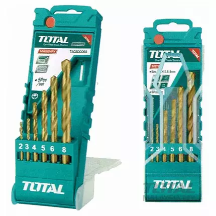 Total Drill Bit Set HSS Twisted 6pcs TACSD0065